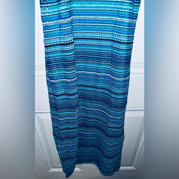 Striped Blue Dress - Picture 2 of 3